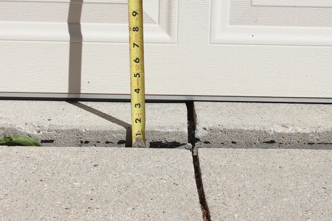After concrete repair in Berrien County, MI with lifted and leveled residential concrete