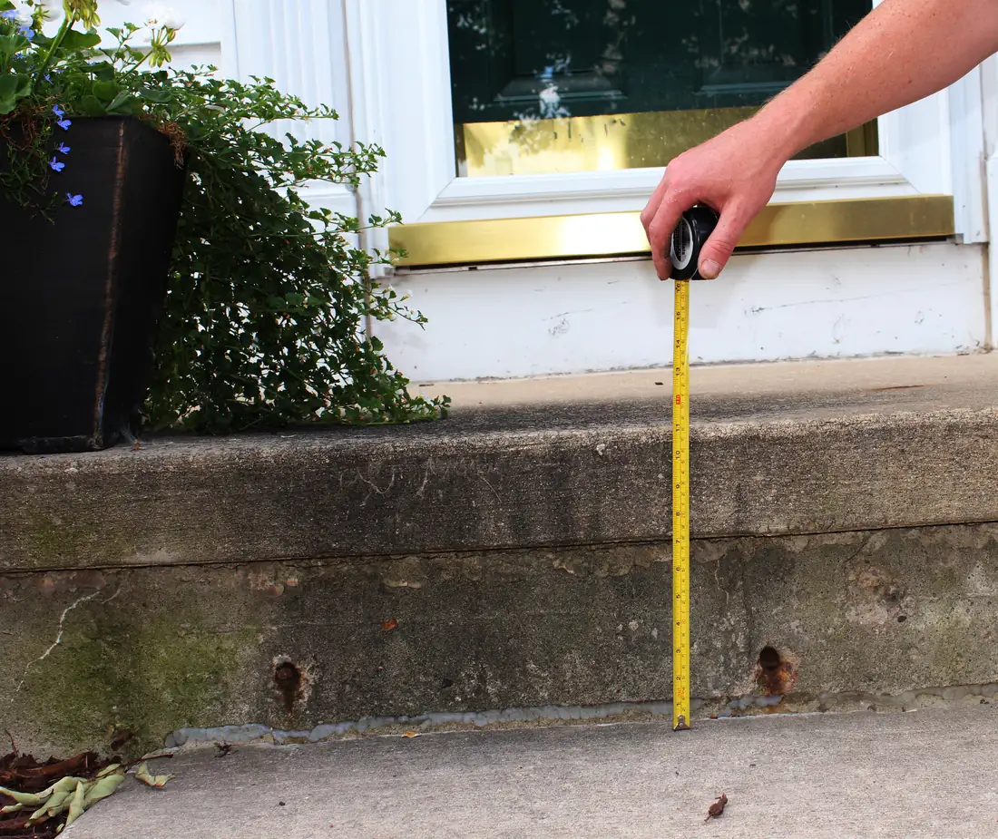 After garage floor leveling in Berrien County, MI with lifted and leveled residential concrete