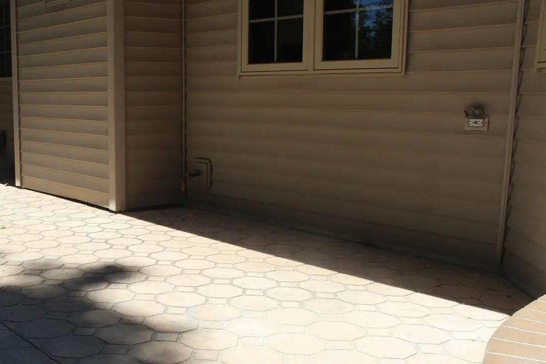 After patio and side walkway concrete leveling in Berrien County, MI